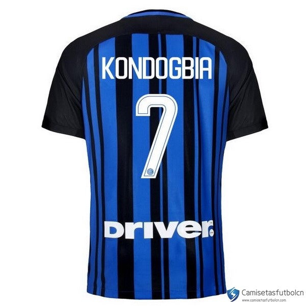Camiseta Inter Primera equipo Kondogbia 2017-18